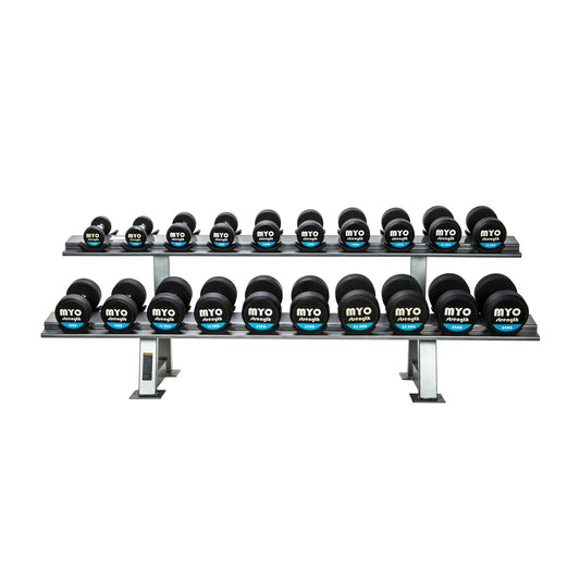 MYO Strength Rubber Dumbbells Set - Prime Training Gear