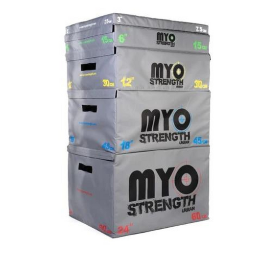 MYO Strength Plyo Box Soft Plyometric Platform 5 Box Set