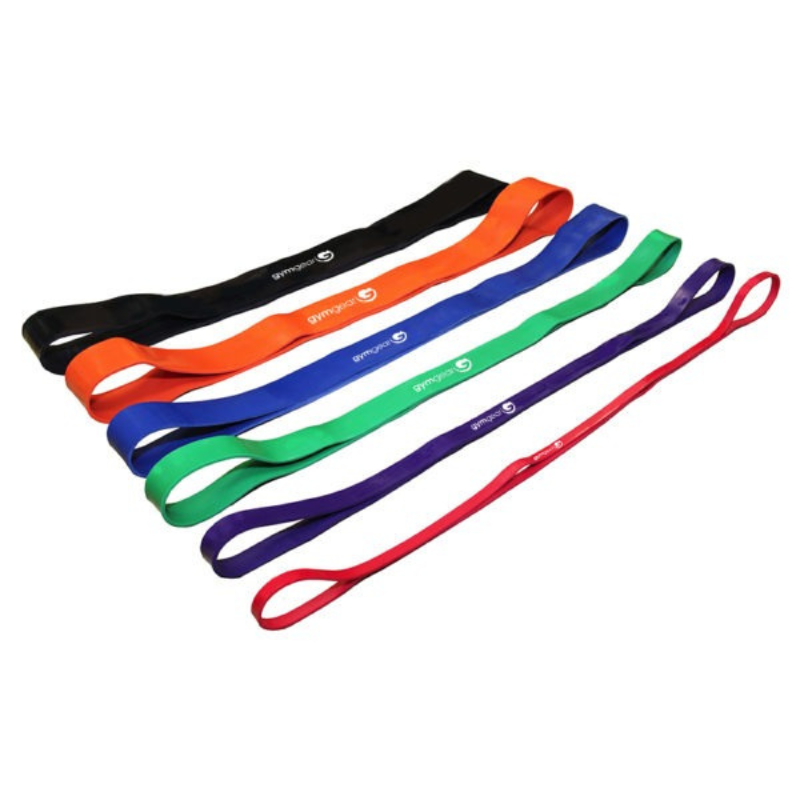 Gym Gear Resistance Bands different colours black orange blue green purple red