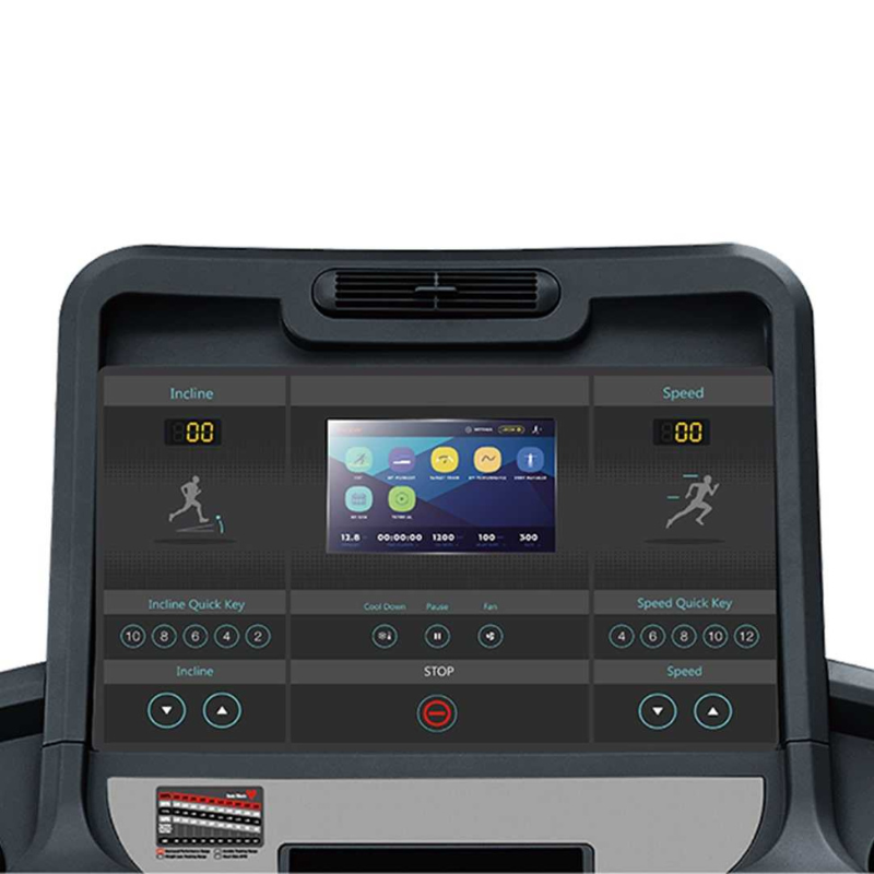 Gym Gear T98s Sport Commercial Treadmill monitor