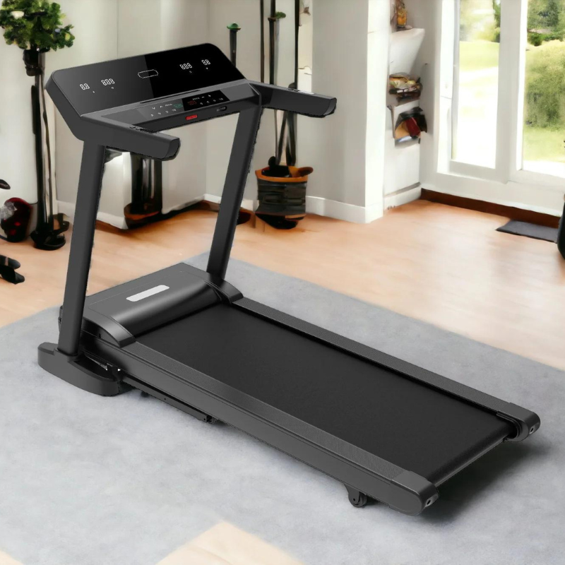 York Barbell HT9 Folding Treadmill at home